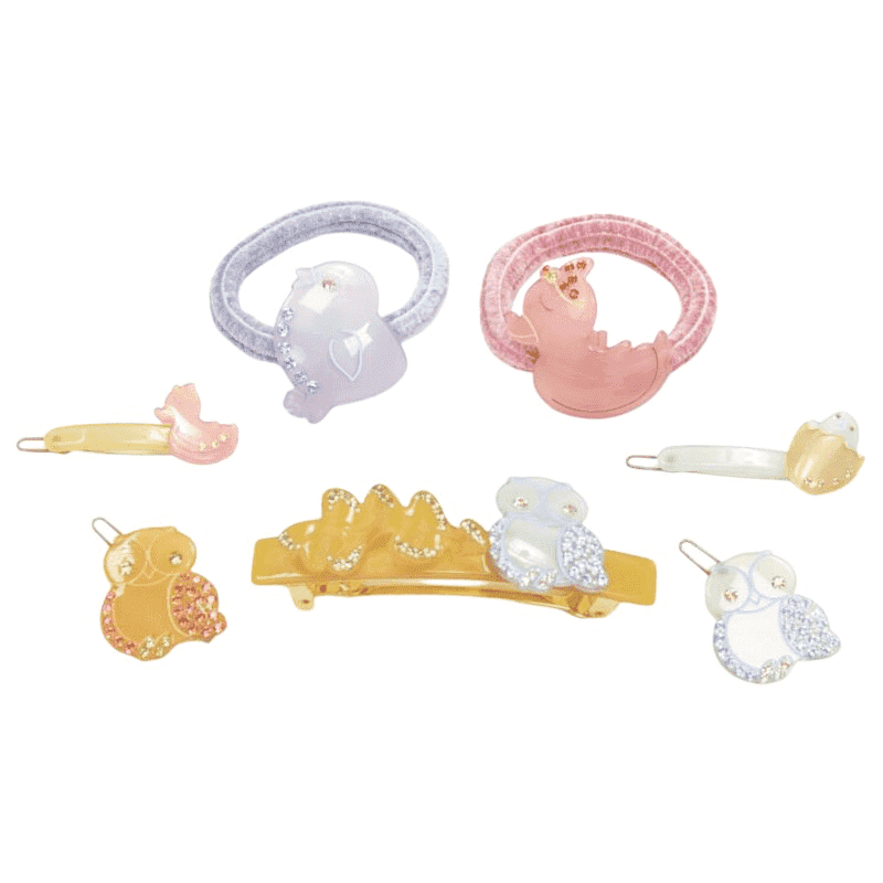 Unsigned Duck Hair Clips MultiColor Plastic Never worn - Front View