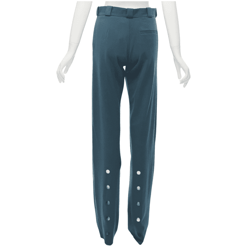 Vetements Green Cutout Pants Green Cotton Never worn, with tag - Front View