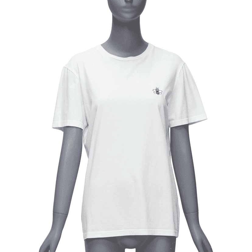 Dior Cross Eye T-Shirt White Cotton Never worn - Front View