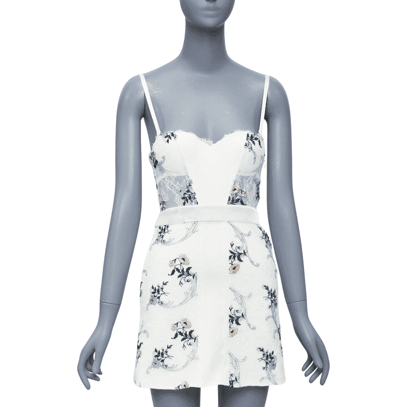 La Perla Hampton Court Ecru Silk Never worn - Front View