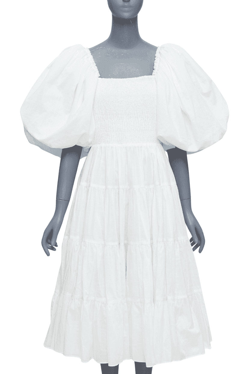 Aje Cherished White Cotton Very good condition - Front View