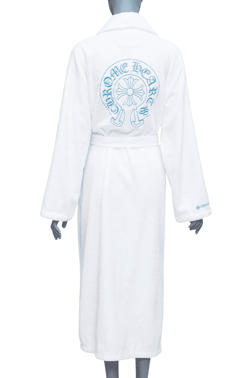 Chrome Hearts White Logo Robe White Cotton Very good condition - Front View