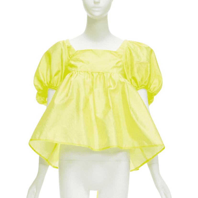 CecIlie Bahnsen Babett Yellow Polyamide Never worn, with tag - Front View