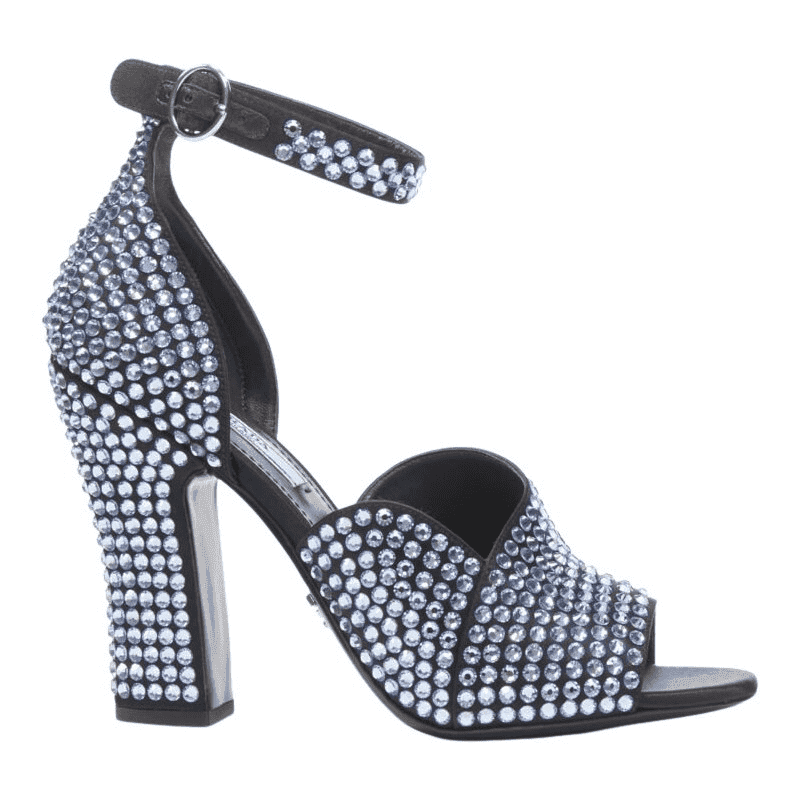 Prada Diamond Chunky Blue Suede Never worn - Front View