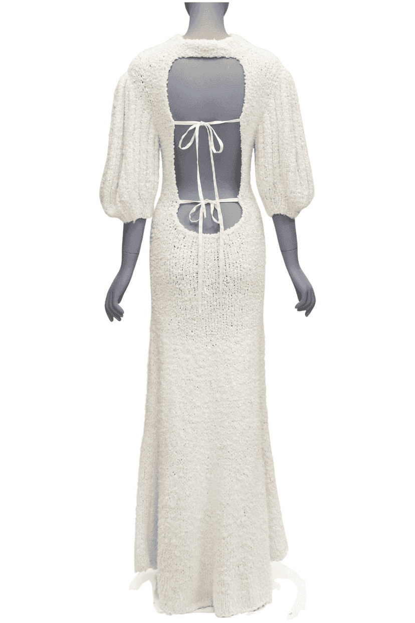 Cecilie Bahnsen Latifa Ecru Silk Never worn, with tag - Front View