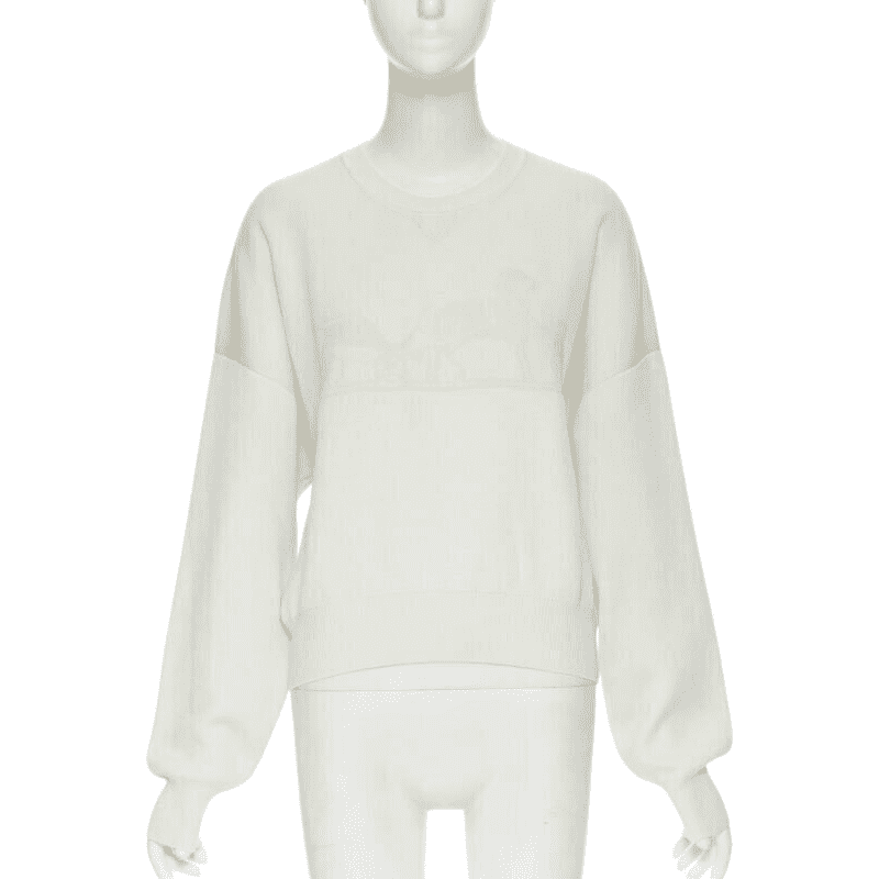 Hermès Cashmere blend sweater Beige Cashmere Very good condition - Front View