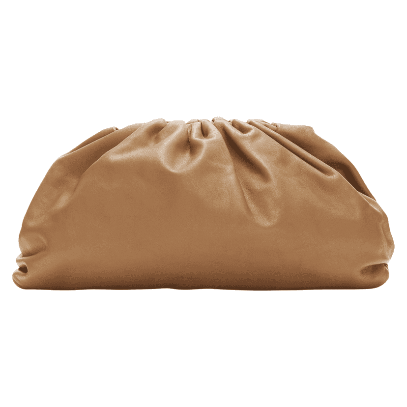 Bottega Veneta The Pouch Brown Leather Never worn - Front View