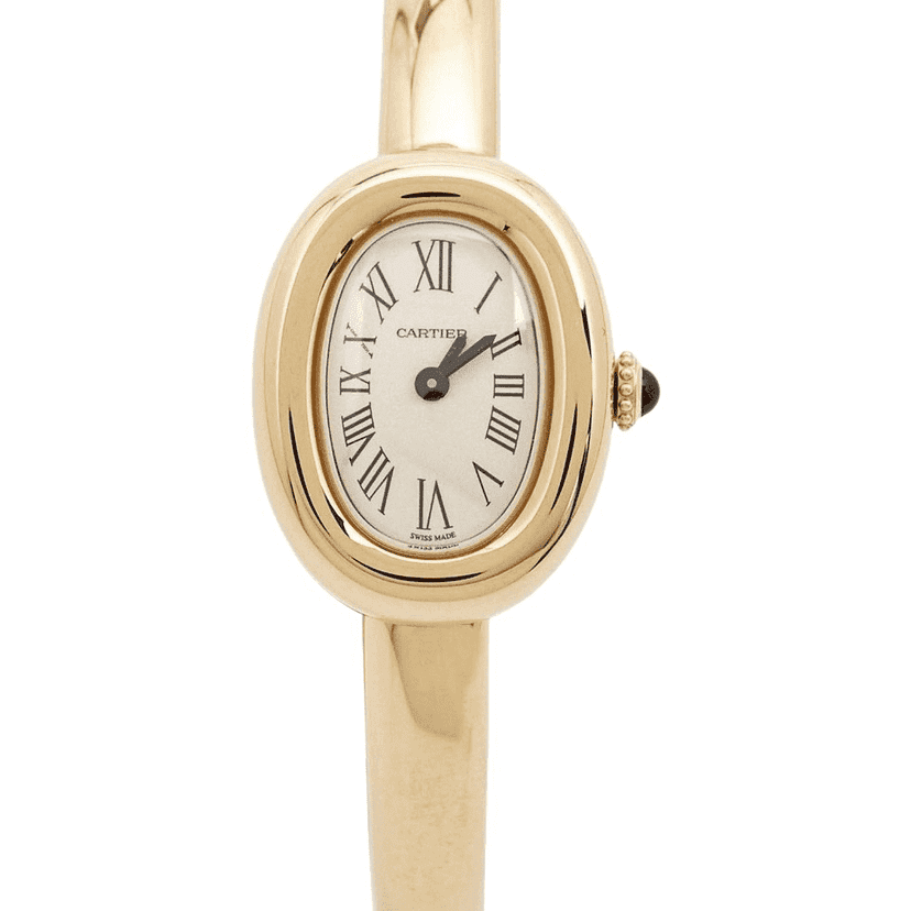 Cartier Baignoire Gold Very good condition - Front View