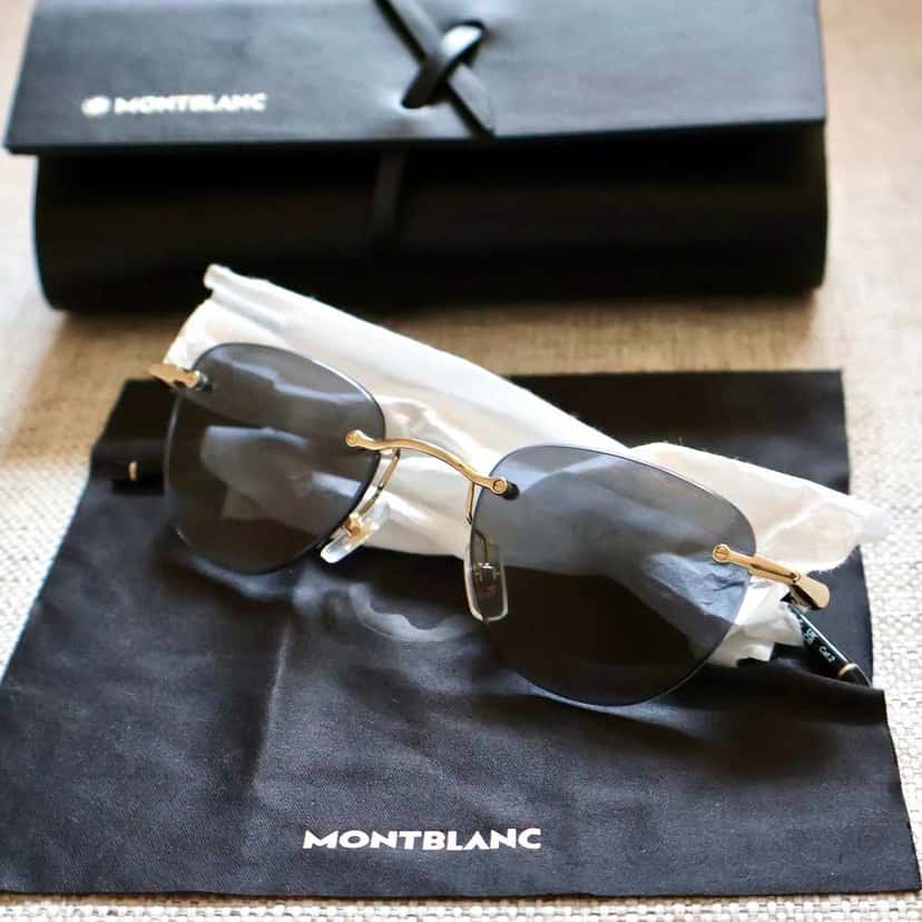 Montblanc Unisex Sunglasses MultiColor Glass Never worn, with tag - Back View