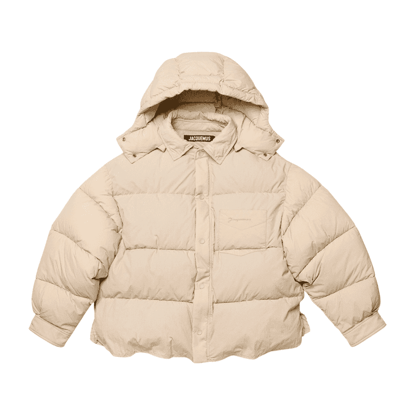 Jacquemus La chemise Beige Polyamide Never worn - Front View