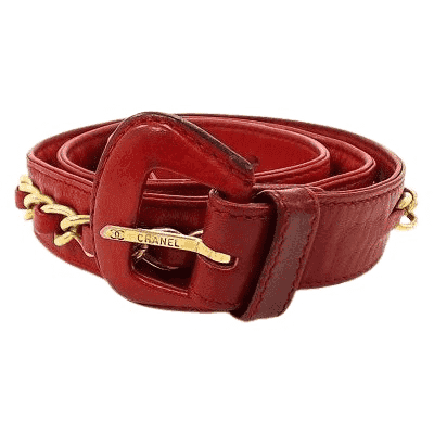 Chanel Red leather Red Leather Very good condition - Front View