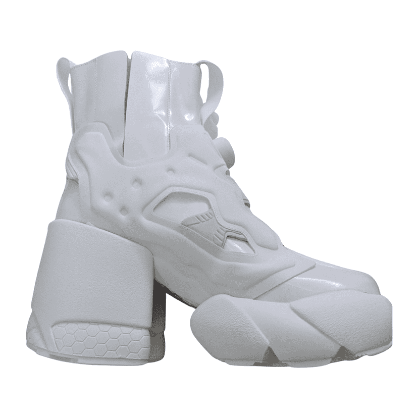 Maison Margiela Tabi Instapump Ankle Boots White Leather Never worn, with tag - Front View