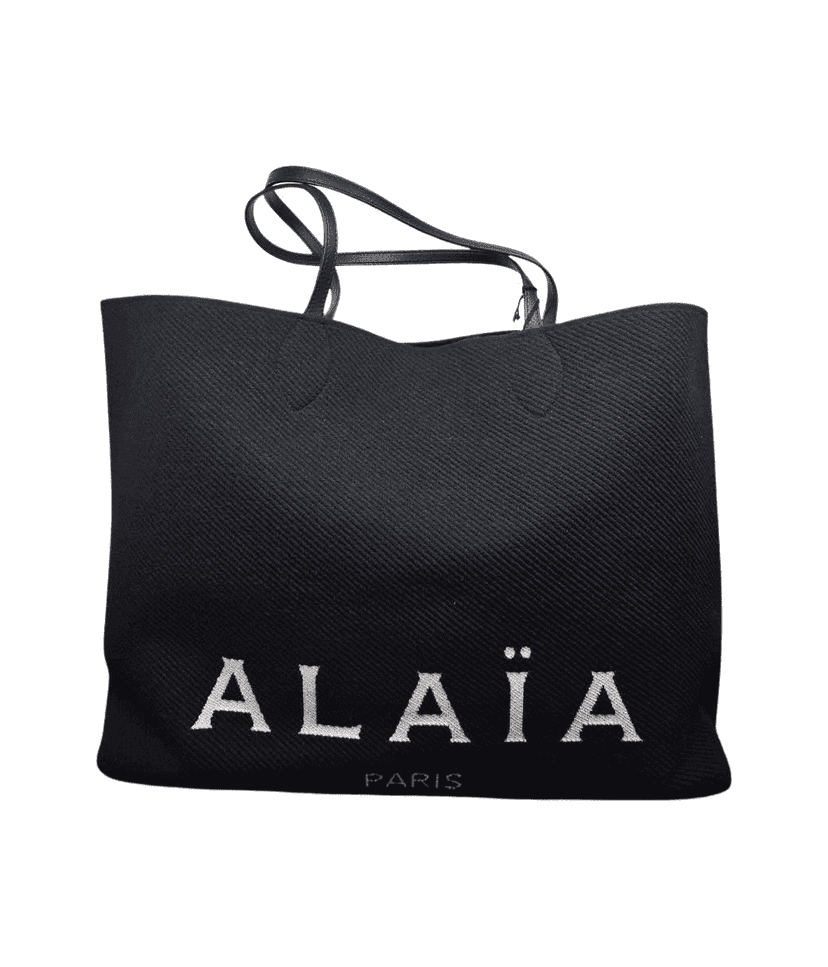 Alaïa Jacquard-knit tote Black Jacquard Never worn, with tag - Front View