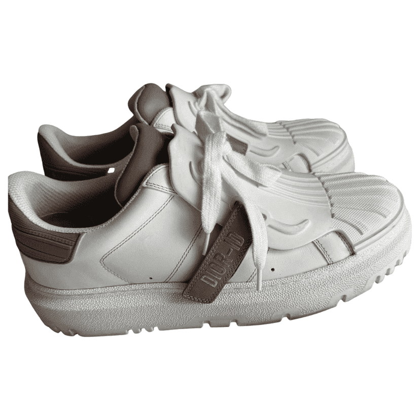 Dior Dior-ID White Leather Very good condition - Front View