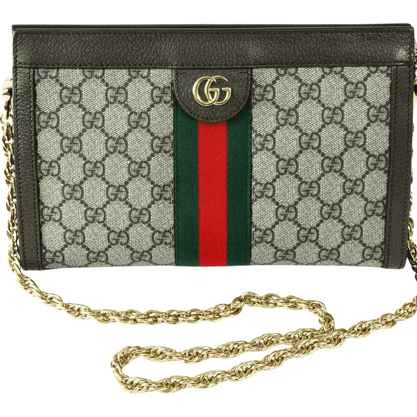 Gucci Ophidia Small Shoulder bag Beige Canvas Very good condition - Front View