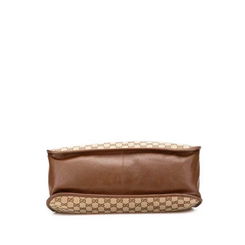 Gucci Medium GG Canvas Horsebit 1955 Tote Brown Canvas Good condition - Model View