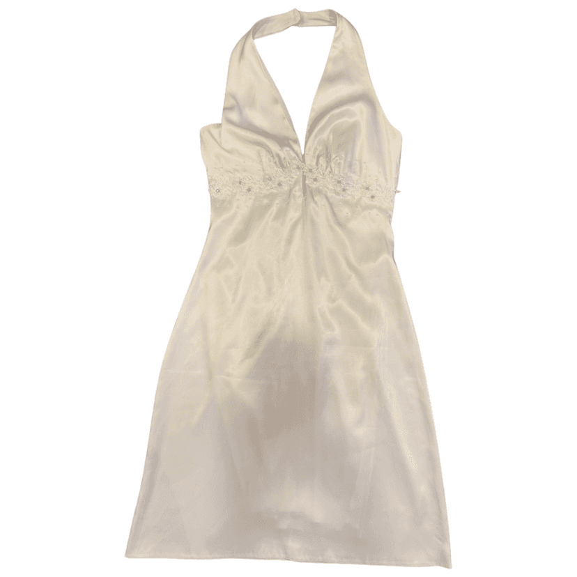 Dolce & Gabbana White Silk Dress White Silk Very good condition - Front View