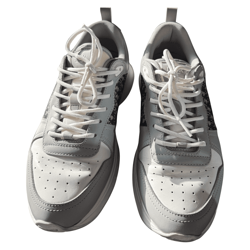 Dior B25 Trainers Silver Cotton Very good condition - Front View