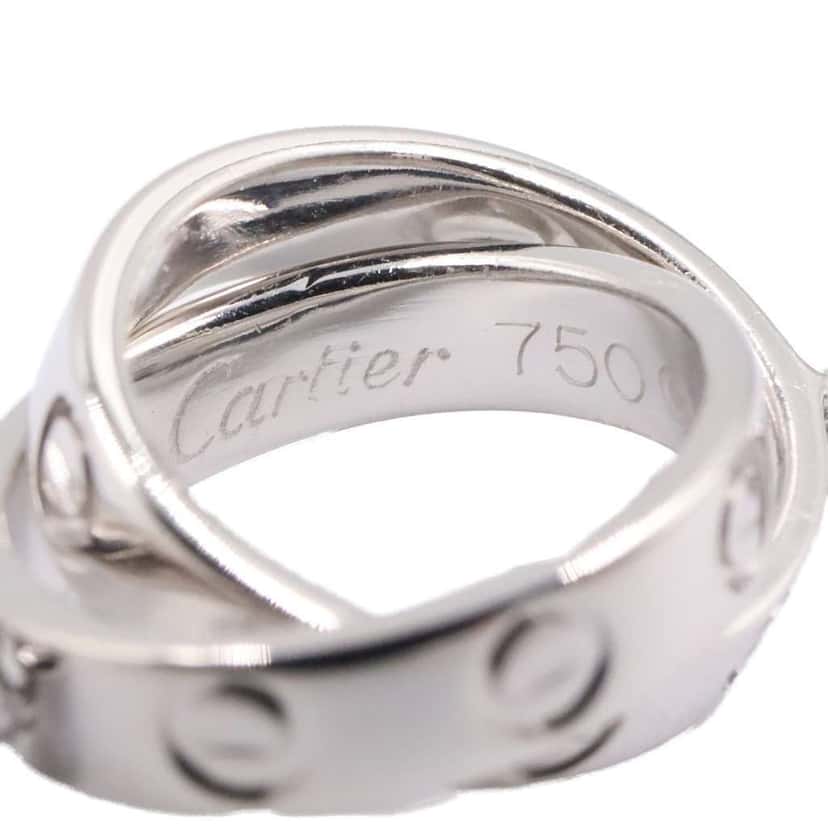 Cartier 18K White Gold Love Necklace Silver White Gold Good condition - Inside View