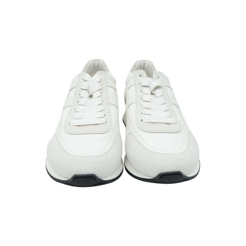 Hermès Jet sneaker White Size:44 White Good condition - Front View