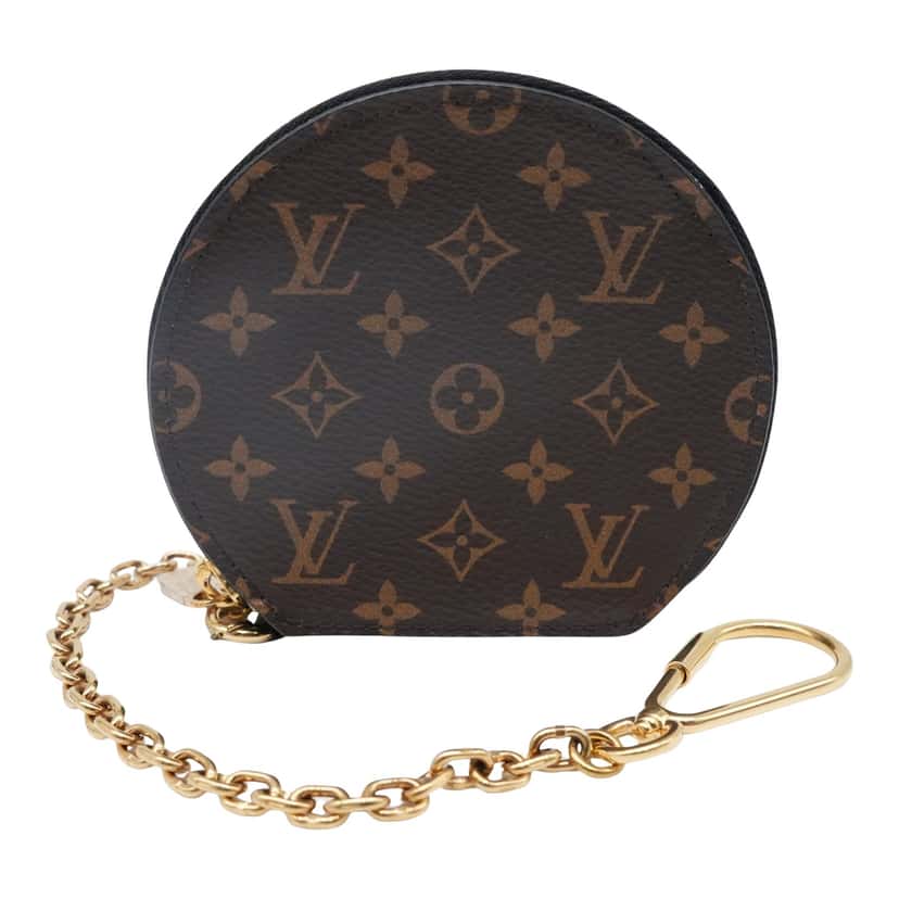 Louis Vuitton Monogram Microboite Chapeau Coin Case M83575 Brown Canvas Very good condition - Front View