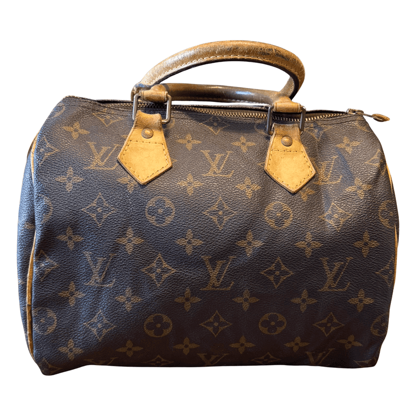 Louis Vuitton Speedy 25 Brown Leather Good condition - Front View