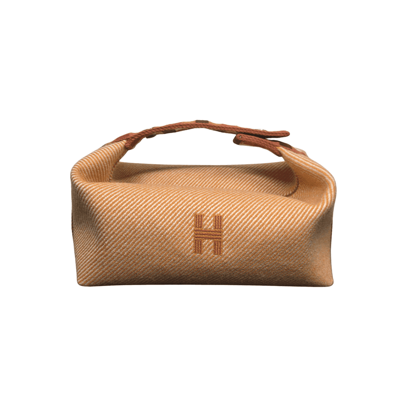 Hermès Bride à brac Brown Canvas Very good condition - Front View