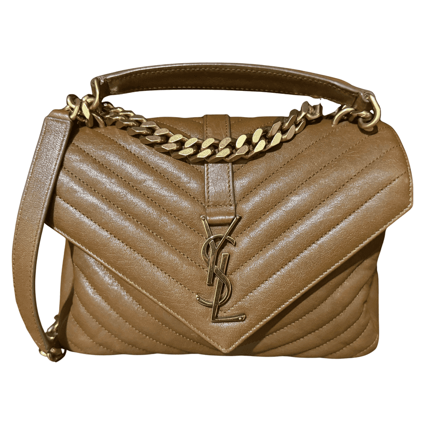 Yves Saint Laurent Bag Excellent Condition Camel Leather Very good condition - Front View