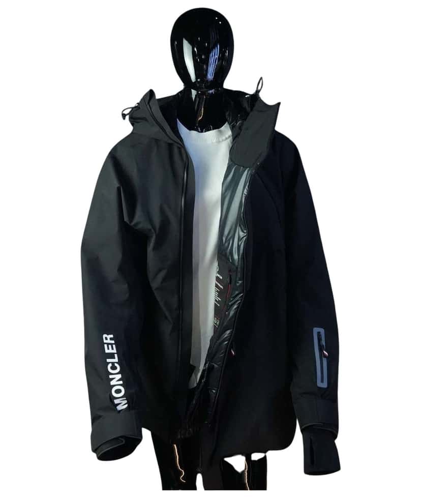 Moncler Grenoble Staz GORE-TEX Ski Jacket Black Size M Black Good condition - Front View