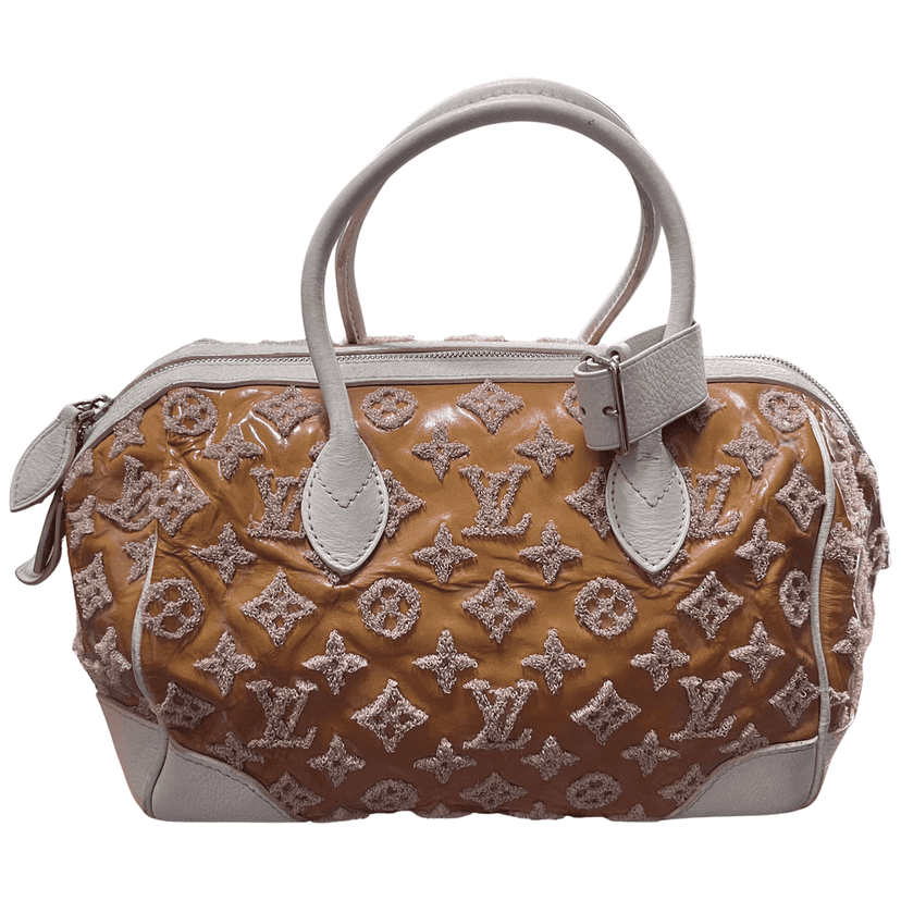 Louis Vuitton Rose Bouclettes Speedy Orange Very good condition - Front View