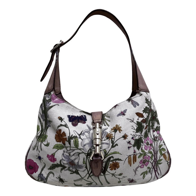 Gucci Jackie 1961 Flora MultiColor Good condition - Front View