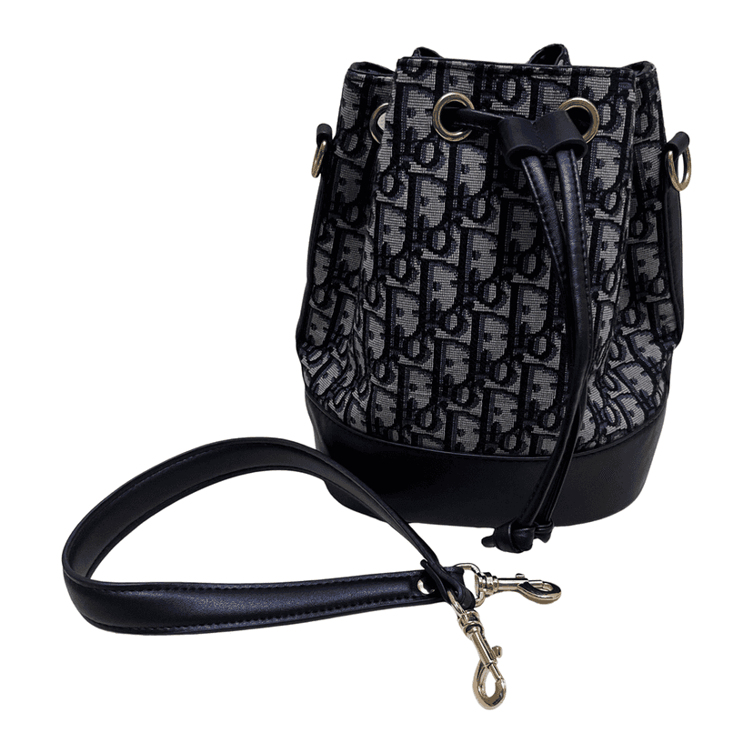 Christian Dior Bucket Bag Blue Very good condition - Front View