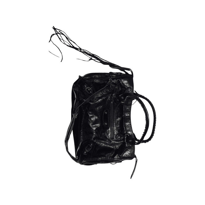 Balenciaga Black city Bag Black Leather Very good condition - Front View