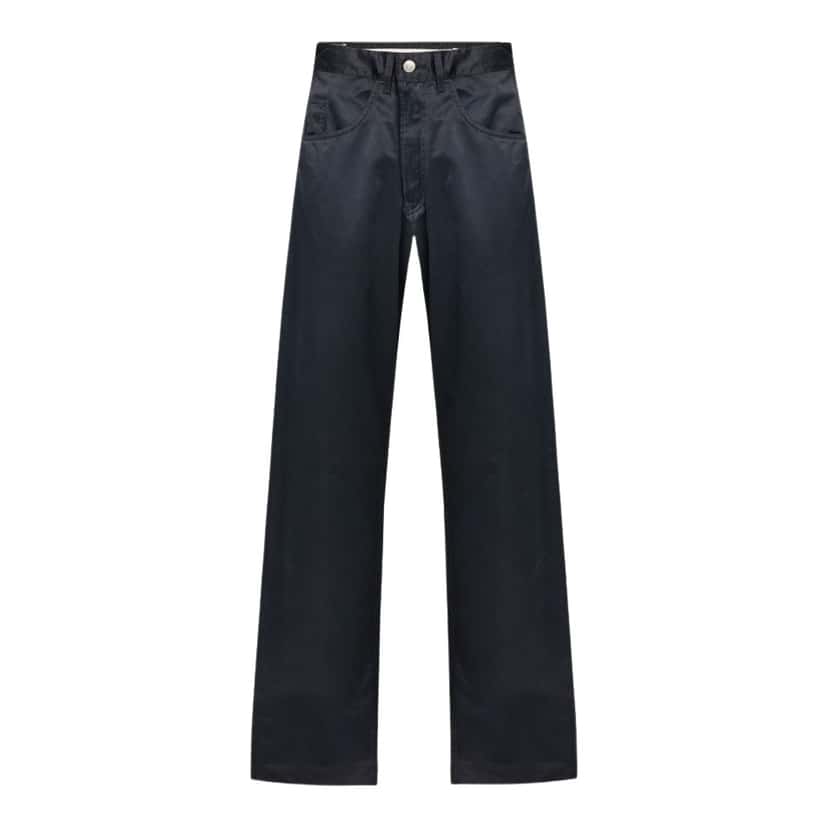 Maison Margiela Oversized 5-pockets Trousers Black Black Cotton Never worn - Front View