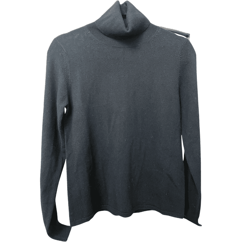 Max Mara Black Virgin Wool Turtleneck Black Wool Never worn, with tag - Front View