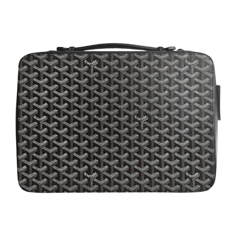 Goyard Compangnion A4 Black Canvas Very good condition - Front View