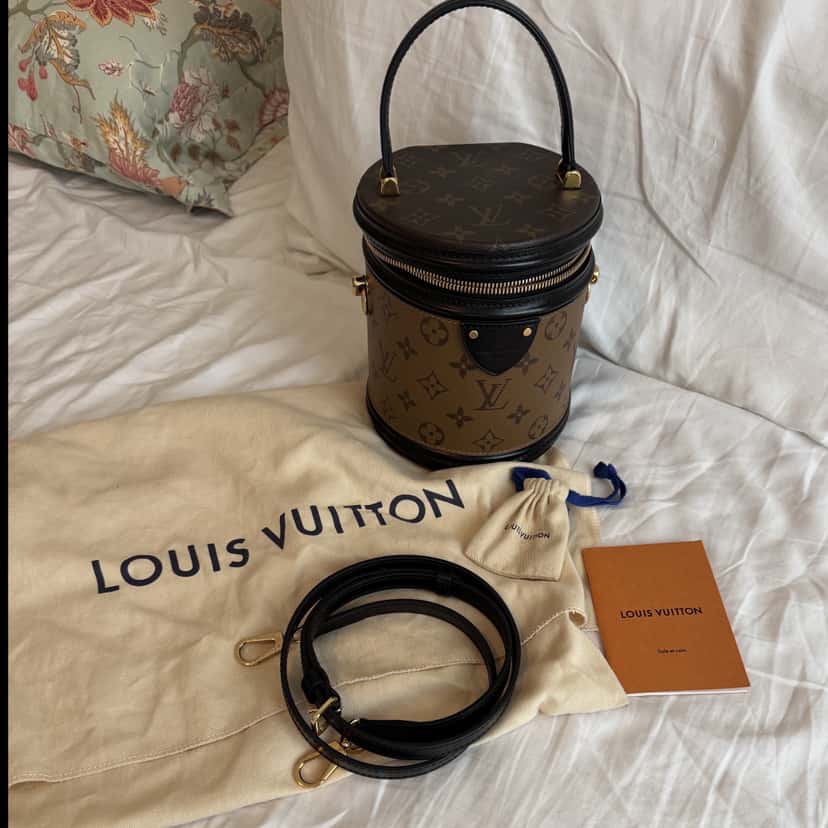 Louis Vuitton Like New LV Bag Brown Leather Very good condition - Back View