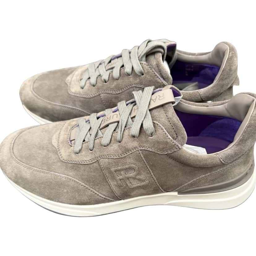 Ralph Lauren Collection Purple label Beige Suede Never worn - Front View