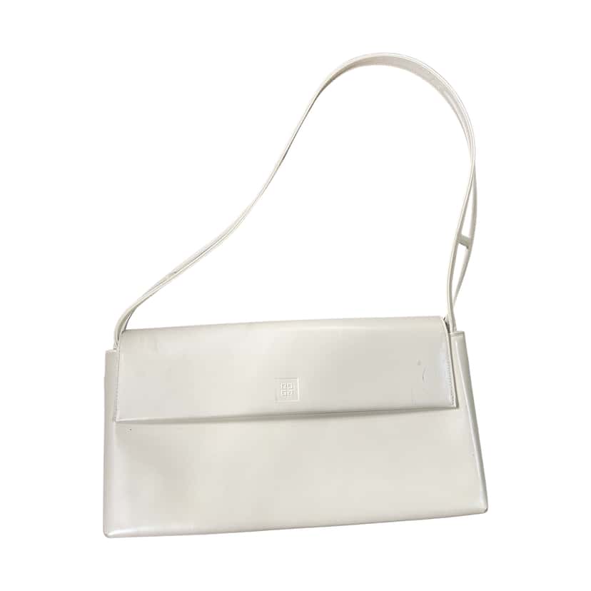 Givenchy Maroquinery Anastasia White Color White Leather Very good condition - Front View