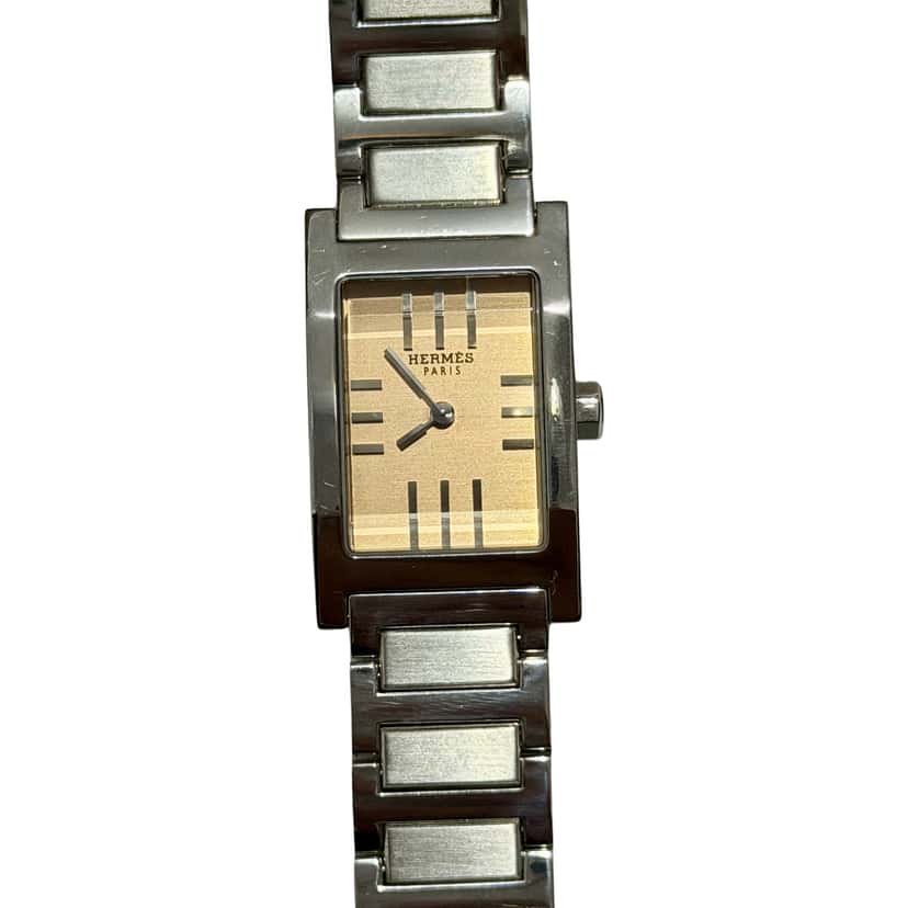 Hermès Hermes Tandem TA1.210 Silver Very good condition - Front View