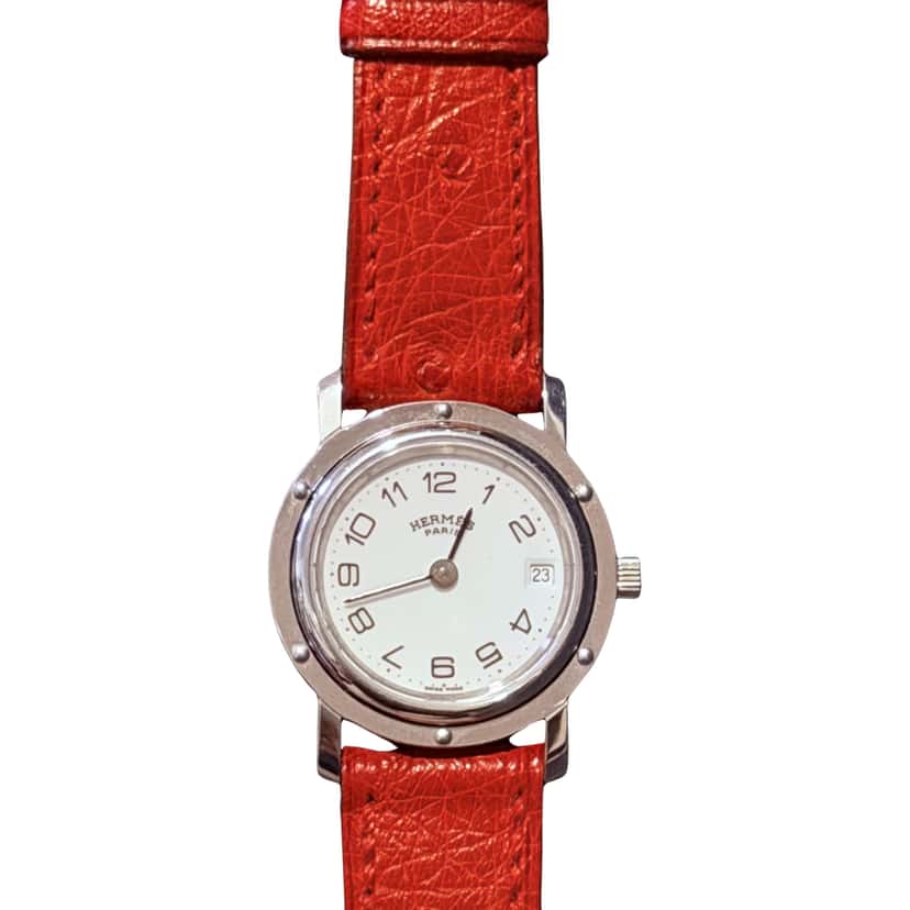 Hermès Hermes Clipper Red Very good condition - Front View