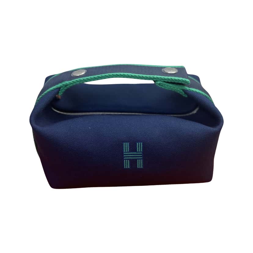 Hermès Bride à brac Blue Cotton Never worn, with tag - Front View