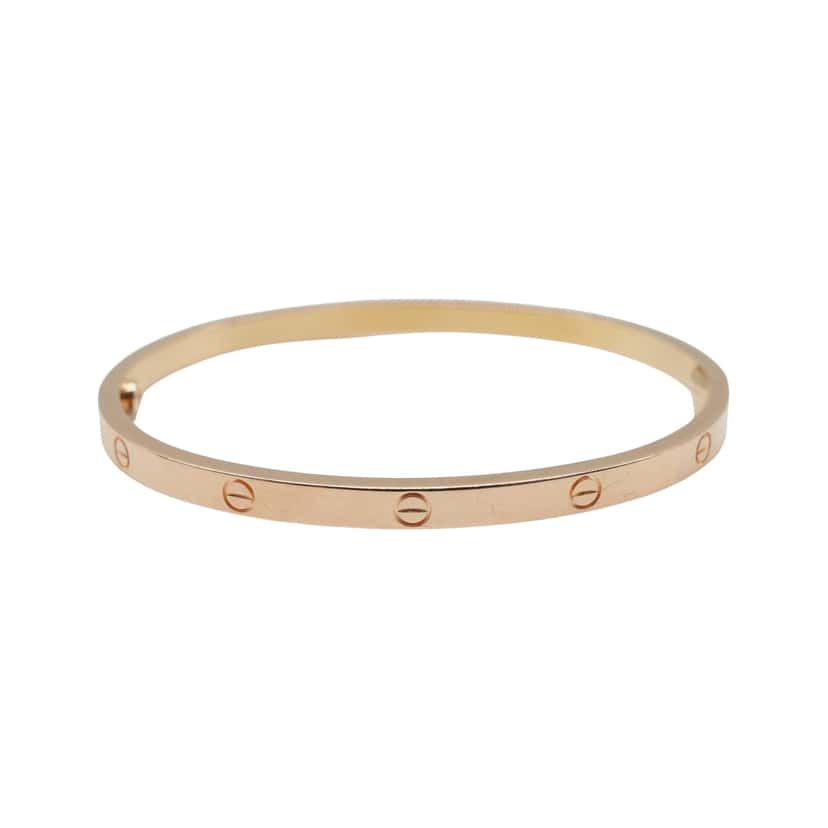 Cartier Love Bracelet 18K Rose Gold Small Size:16 17.90g Gold Rose Gold Good condition - Front View