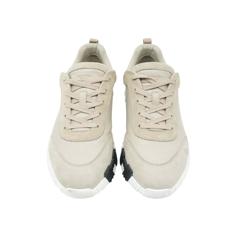 Hermès Boucing Snaecker Beige Color DB  Size 44 Beige Leather Fair condition - Front View