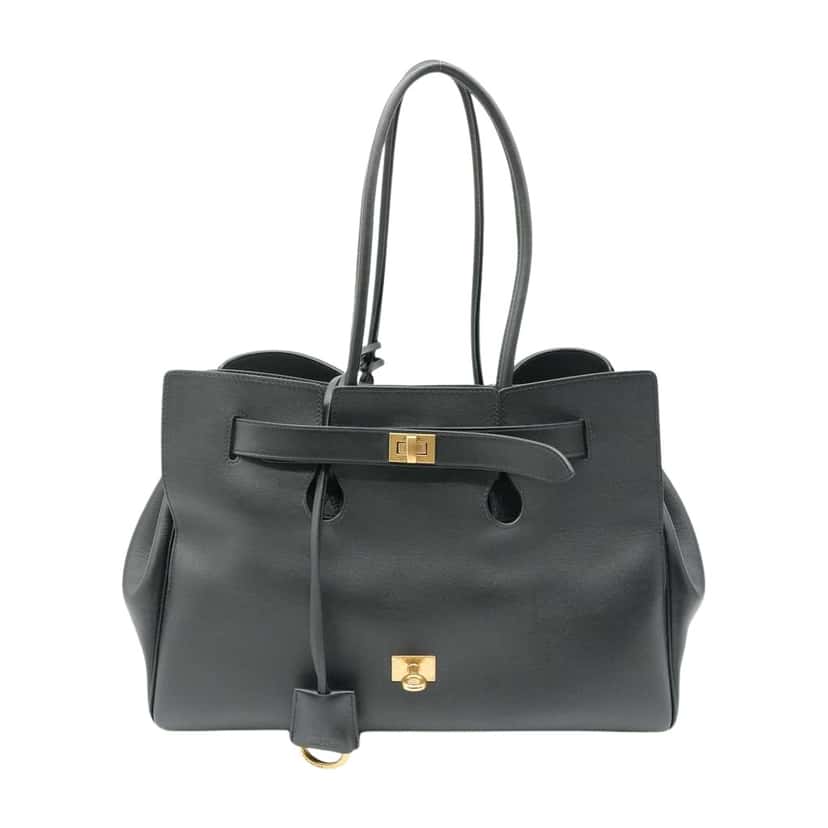 Balenciaga Bel Air Black Leather Bag DB Black Leather Fair condition - Front View