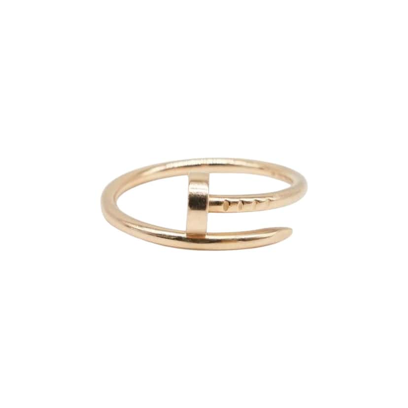Cartier Juste Un Clou Small 18K Pink Gold Ring 3.4g Size: 54 Gold Good condition - Front View