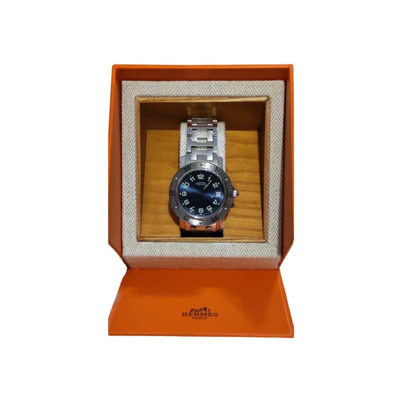 Hermès Hermes Clipper Diver CL5.210 Metallic Very good condition - Front View