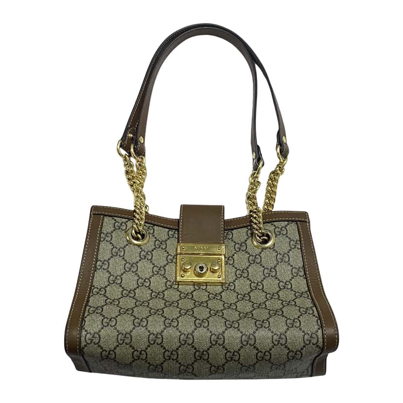 Gucci Supreme Padlock Tote Small MultiColor Good condition - Front View