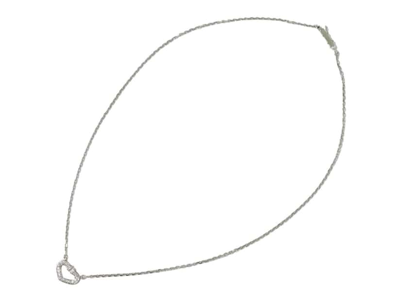 Cartier C Heart de Cartier Pendant Necklace Silver Good condition - Front View