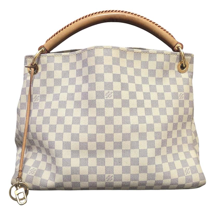 Louis Vuitton Artsy MM Damier Azur White Canvas Very good condition - Front View